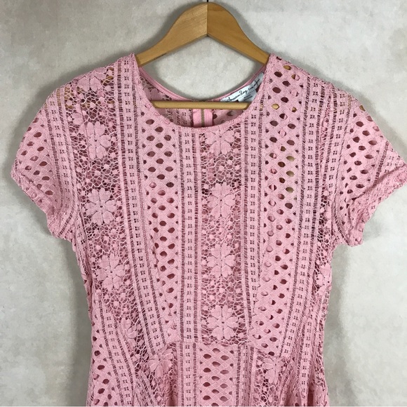 AMERICAN RAG Lace Dress, Dusty Rose NWT L - Picture 4 of 8